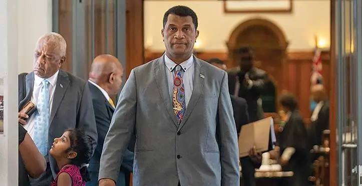 Dismissed from Cabinet, Minister for Education Aseri Radrodro. Photo: Leon Lord