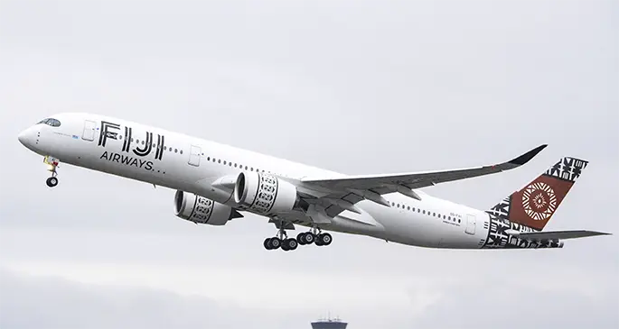 Fiji Airways A350-900 are among aircraft used by the national airline for freight flights.