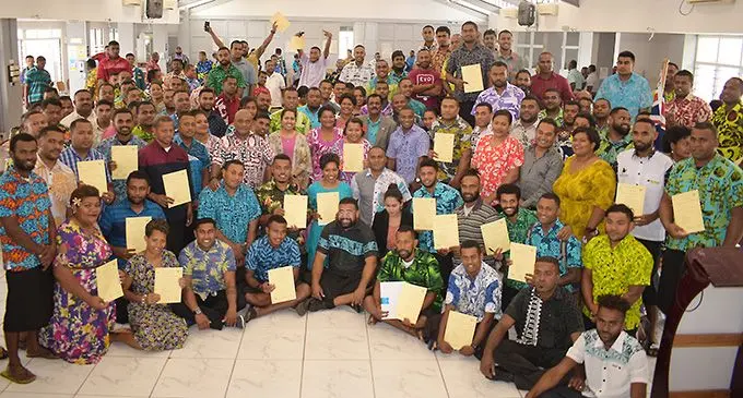 198 Fijians ready to leave for Australia to start working under the Seasonal Worker Programme. Photo: Ronald Kumar