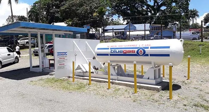 Liquefied Petroleum Gas station   Photo: Inoke Rabonu.