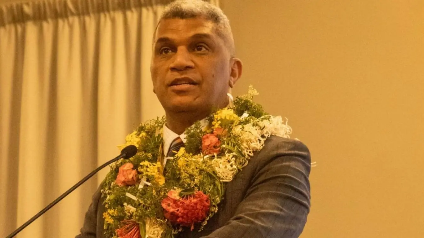 Minister for Education Aseri Radrodro addressing the 43rd Annual Conference of the Fiji Head Teachers Association at the Sheraton Fiji Golf and Beach Resort in Denarau, Nadi on August 19, 2026.