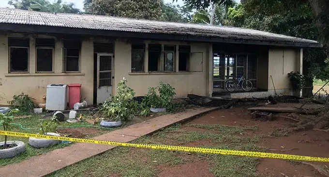 The remains of Bulou Lele Vereivalu’s residence.