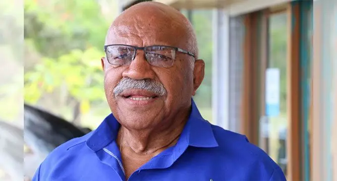 Prime Minister Sitiveni Rabuka.