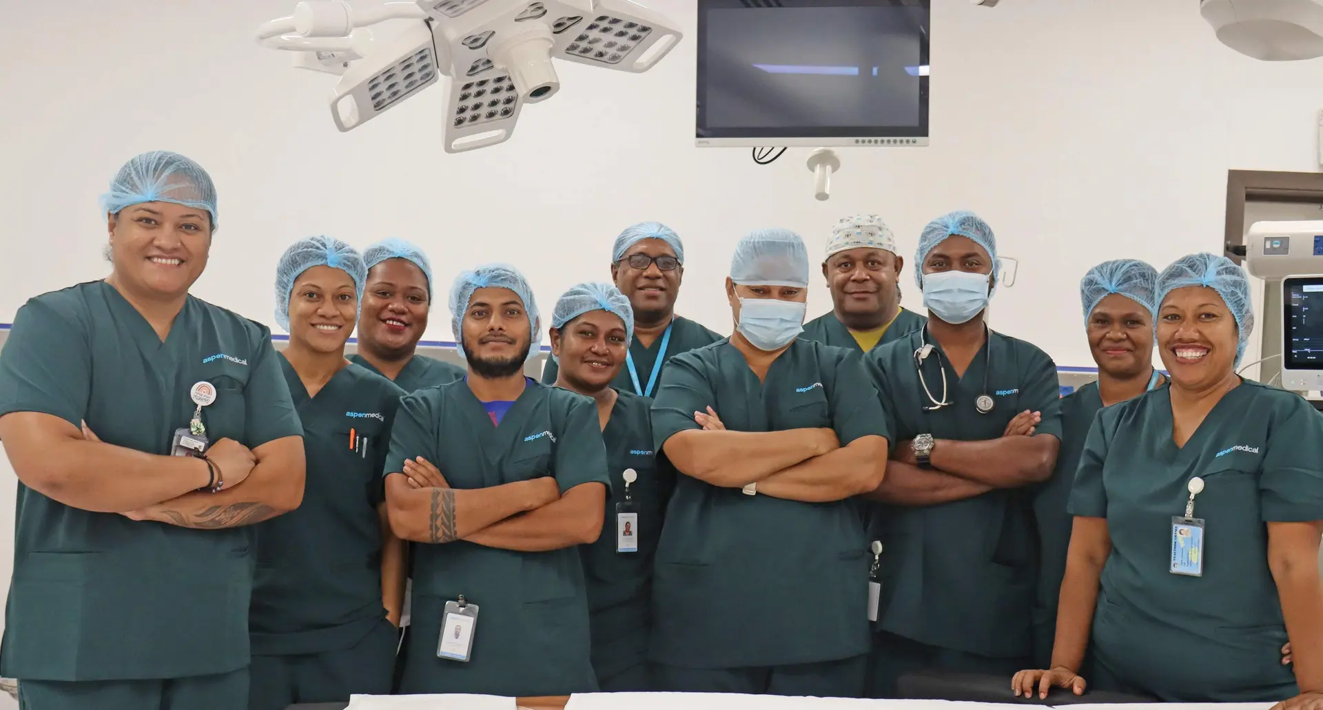 Medical officers at the Ba Aspen Hospital. Photo: Waisea Nasokia