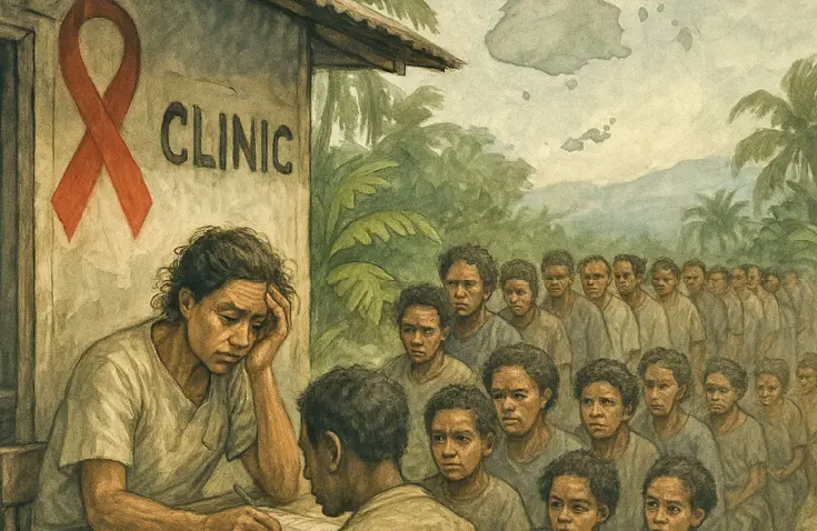 AI Generated Illustration HIV Crisis