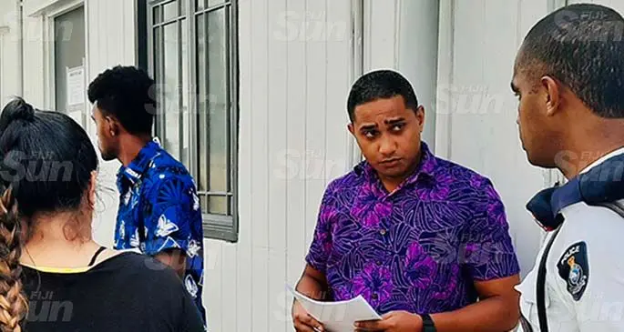 Malakai Bola Smith outside of the High Court in Suva on May 1, 2020. Photo: Kelera Sovasiga.