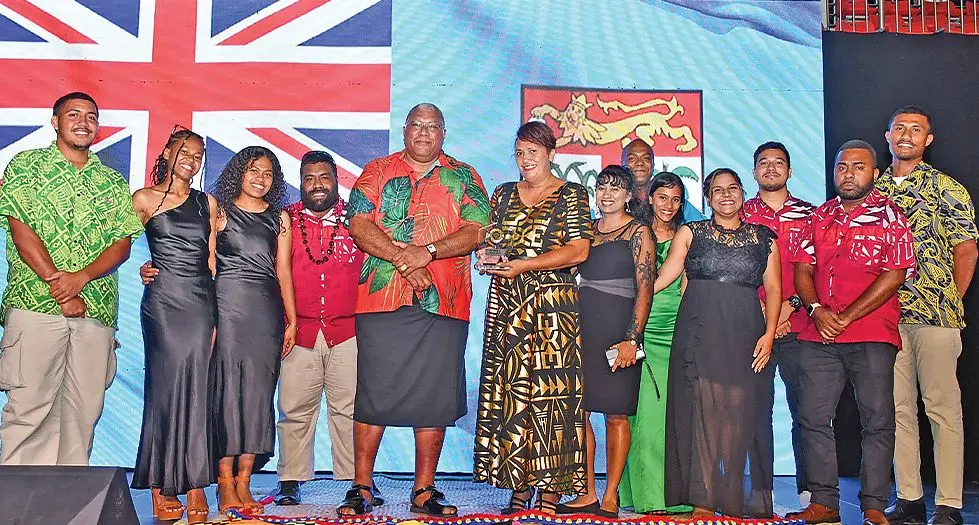 President Ratu Wiliame Katonivere (fifth from left), with staff of CWM Hospital. Photos: DEPTFO News