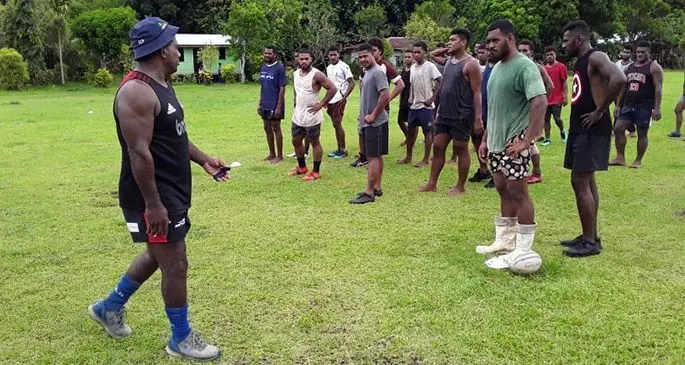Participants during the Island Breeze Rugby Plus clinic. Photo: Maciu Bolaitamana