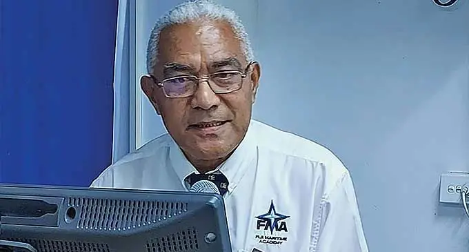 Fiji Maritime Academy director Captain Tevita Robanakadavu.