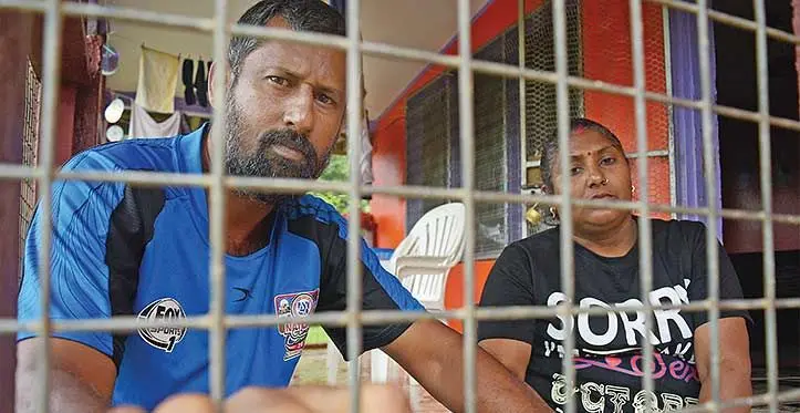Baulevu farmer Aneesh Chandra with wife Vilashni Devi at their home on September 26, 2023. Photo: Ronald Kumar