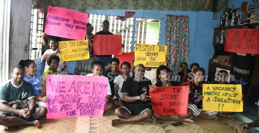45 workers strike after two-year pay dispute