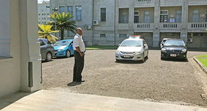  SODELPA Member of Parliament on trial Niko Nawaikula outside the High Court in Suva on April 12, 2022.  Photo: Ashna Kumar