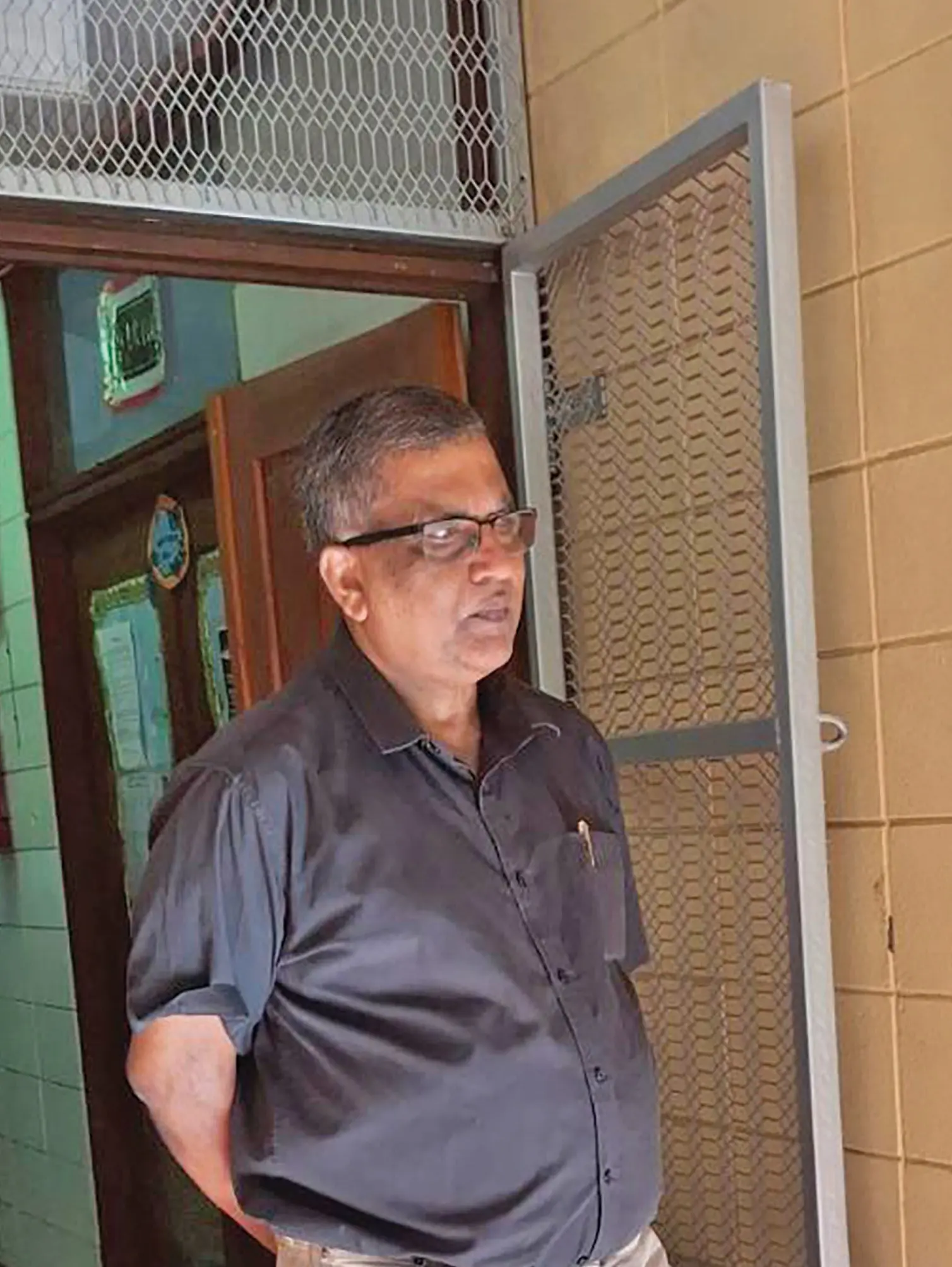 Nadi businessman Lekh Ram Narayan outside the High Court in Lautoka.