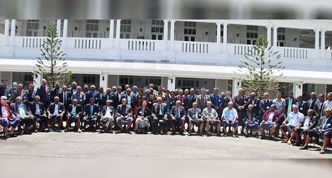 Members of the Great Council of Chiefs. PHOTO: Ronald Kumar