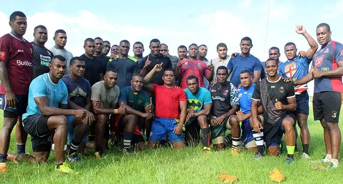 The Northland rugby team after training at the Police Mobile headquarters in Nasinu on April 29, 2019. Photo: Simione Haravanua  