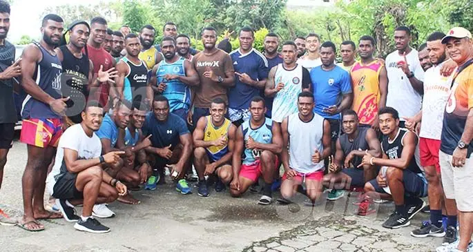 The Tabadamu 7s side. Photo: Simione Haravanua