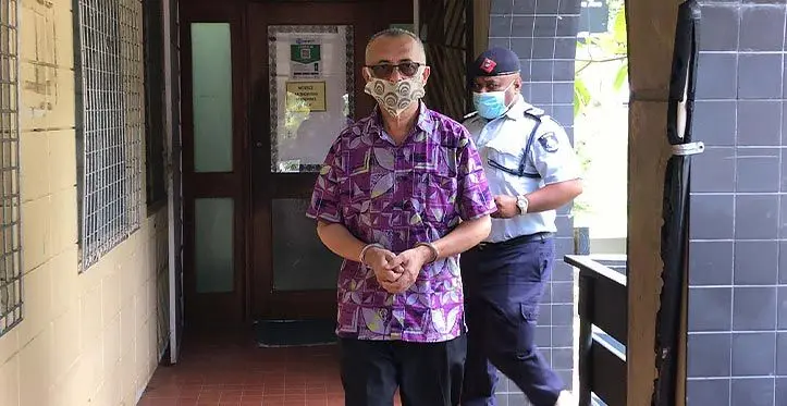Nausori Highlands murder convict Muhammed Raheesh Isoof outside High Court in Lautoka in January 2022. Photo: Ashna Kumar