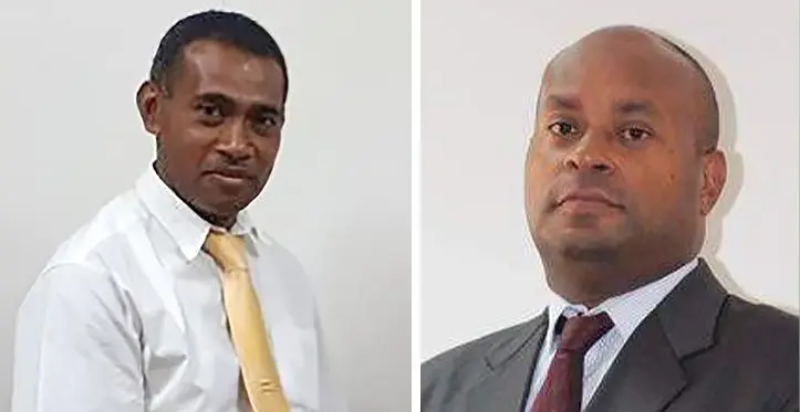 Acting chief executive officer, Peni Qalo and Suspended pending investigations...TLTB chief executive officer, Tevita Kuruvakadua.