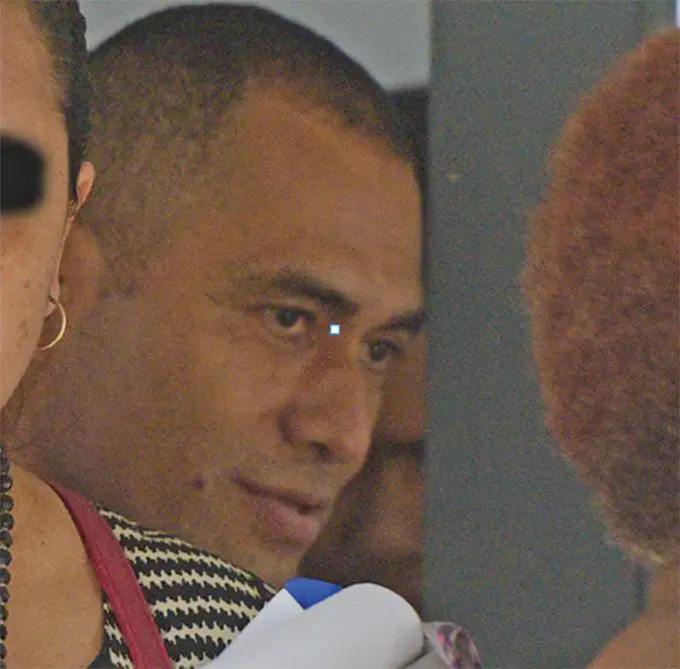 Metuisela Laba outside Magistrates Court on August 20, 2019.  Photo: Ronald Kumar  