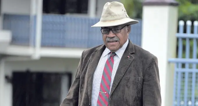 Opposition Leader Sitiveni Rabuka.