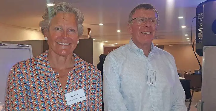 From left: Report co-authors: Laure Darcy and Christopher Russell.