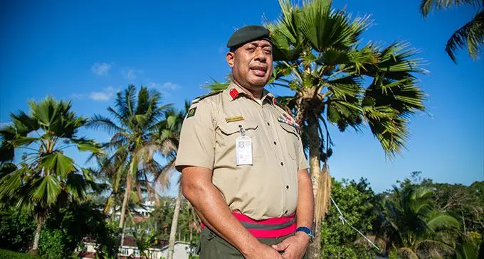 Republic of Fiji Military Forces Commander, Major-General Ro Jone Kalouniwai.  Photo: Leon Lord