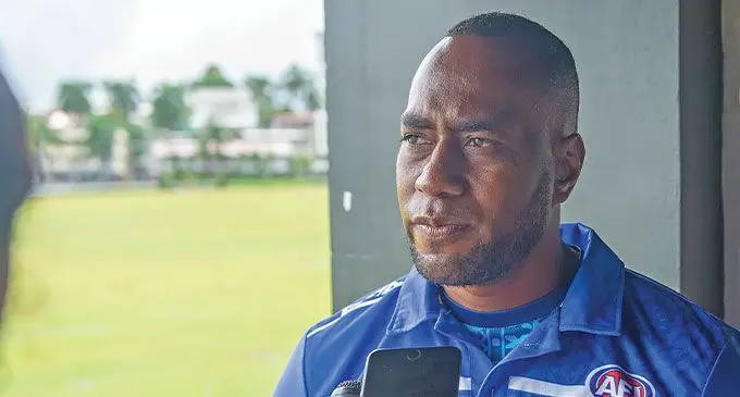 Australia Football League (AFL) Fiji Tribe head coach Alipate Navuso. Photo: Josua Buredua