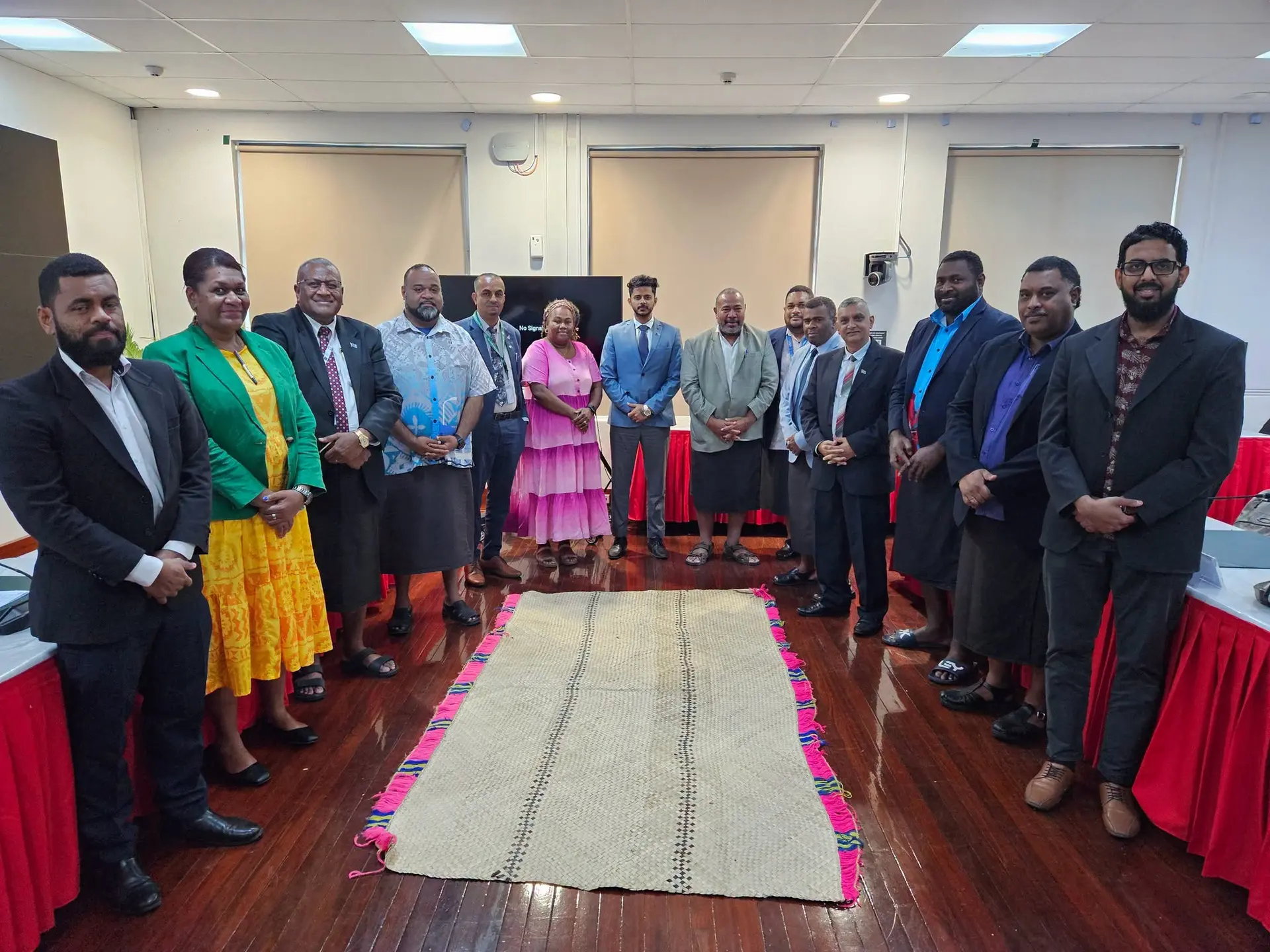 Members of the Standing Committee on Foreign Affairs and Defence with representatives from the Ministry of Public Works, Meteorological Services and Transport in Parliament on September 11, 2026.