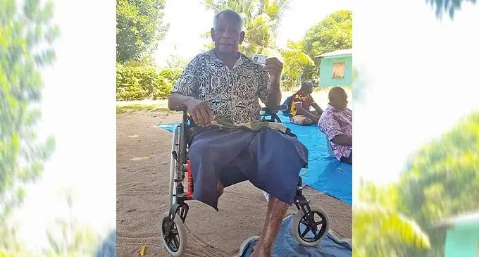 Vili Sitiveni of Vio Island, Lautoka.