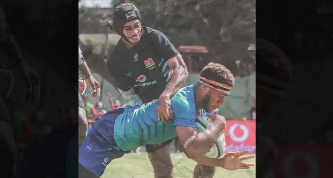 Cakaudrove in action against Ba in the final on August 19, 2023 at Garvey Park in Tavua.