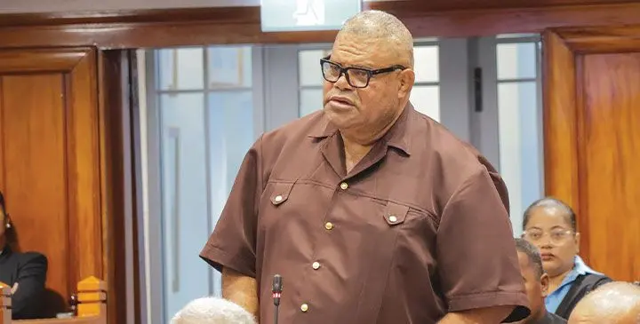Ministry of Agriculture and Waterways Vatimi Rayalu. Photo: Parliament of Fiji