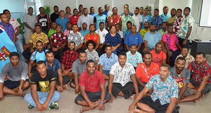 Permanent Secretary for Employment Ms Salaseini Daunbuna officated at the certificate presentation to 56 workers for New Zealand seasonal work in Suva this week.  Photo: DEPTFO 