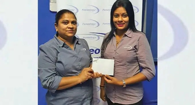 Left, Samsung HHP administrator Meera Kumar and Pratima Kumar.