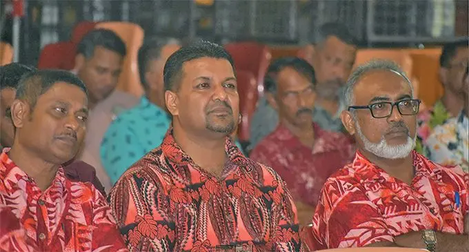 Participants during the meeting with the Minister of Education and heads of schools at the Friendly North Inn in Labasa on June 1, 2023.