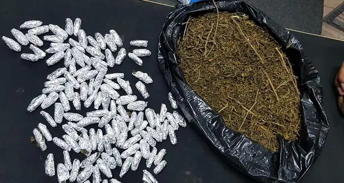 Drugs seized by the Police Special Response Unit.