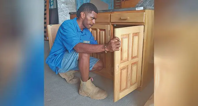 Cabinetmakers and joiners who enjoy the competitiveness of the industry demands are those with high custom woodwork skills. Photo: Fiji National University.