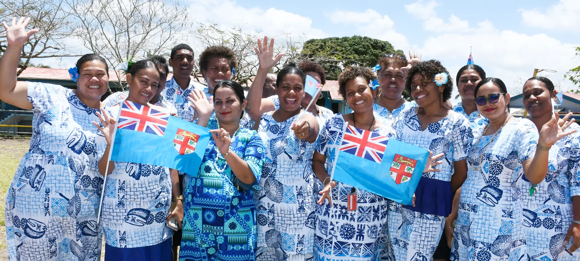 Teachers and students of Holy Trinity Primary School celebrate Fiji Day on October 9, 2026, at the school. 
