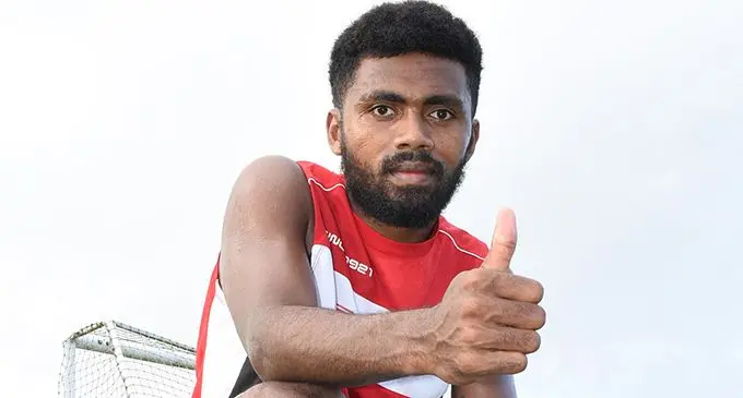 Rewa football captain Setareki Hughes, who scored the winning goal.