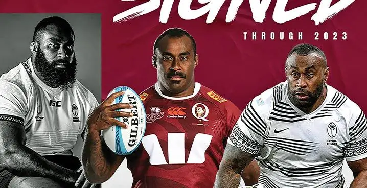Former Flying Fijians prop Peni Ravai has signed with Queensland Reds.