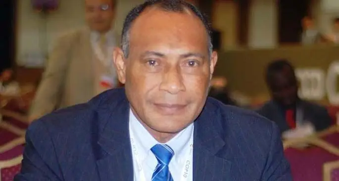 Commander of the Republic of Fiji Military Forces Rear Admiral Viliame Naupoto.