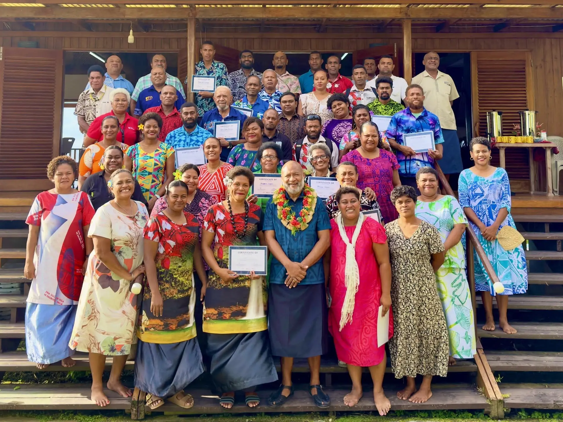 Participants at a tour guide training programme in Savusavu on October 23, 2025