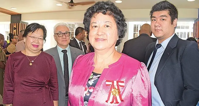 From left: Lorraine Seeto, Paul Chan, Jenny Seeto and Gareth Seeto at State House on November 29, 2019.    Photo: Ronald Kumar