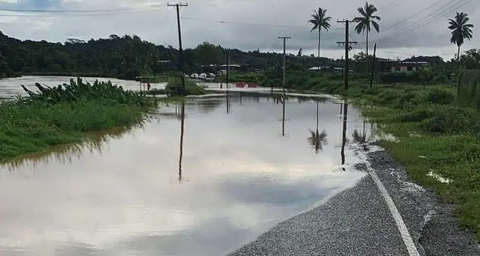 Flooding in Sawani.