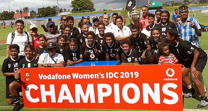 Victorious Ba women’s team at Churchill Park in Lautoka on March 8, 2020. Photo: Salote Qalubau