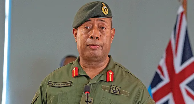 RFMF Commander Major-General Ro Jone Kalouniwai Photo: Leon Lord