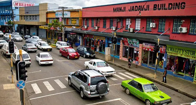 The South end of Nadi Town.