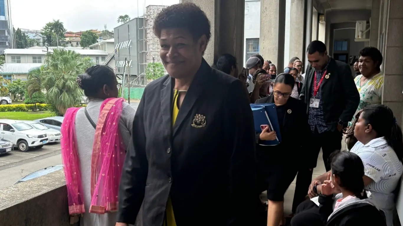Former Fiji Correction Service's acting Commissioner, Salote Panapasa Exiting the Suva Magistrate's Court July 26, 2024.