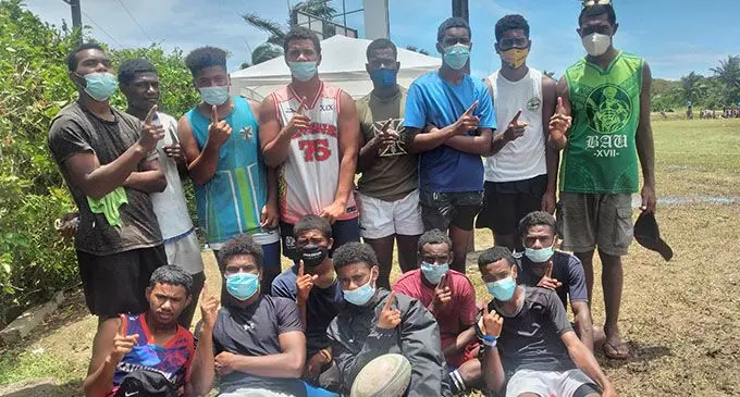 The Central Junior U16 rugby side during the Suva Rugby 10’s competition.