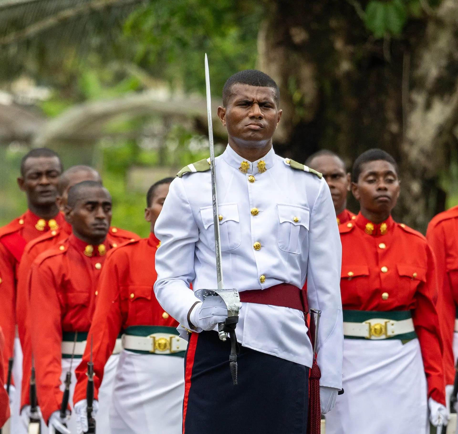 Best Platoon in Drill Akuila Vute.