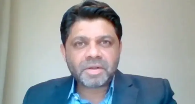 Attorney-General Aiyaz Sayed-Khaiyum during his online budget consultation via Facebook from Singapore